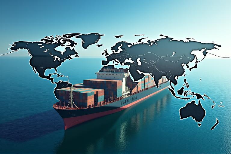 Expédition internationale fret marchandises avec suivi en temps réel