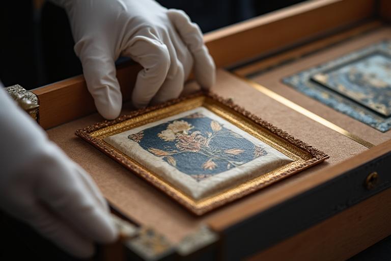 Transport sécurisé d'une œuvre d'art à Lyon avec service logistique spécialisée
